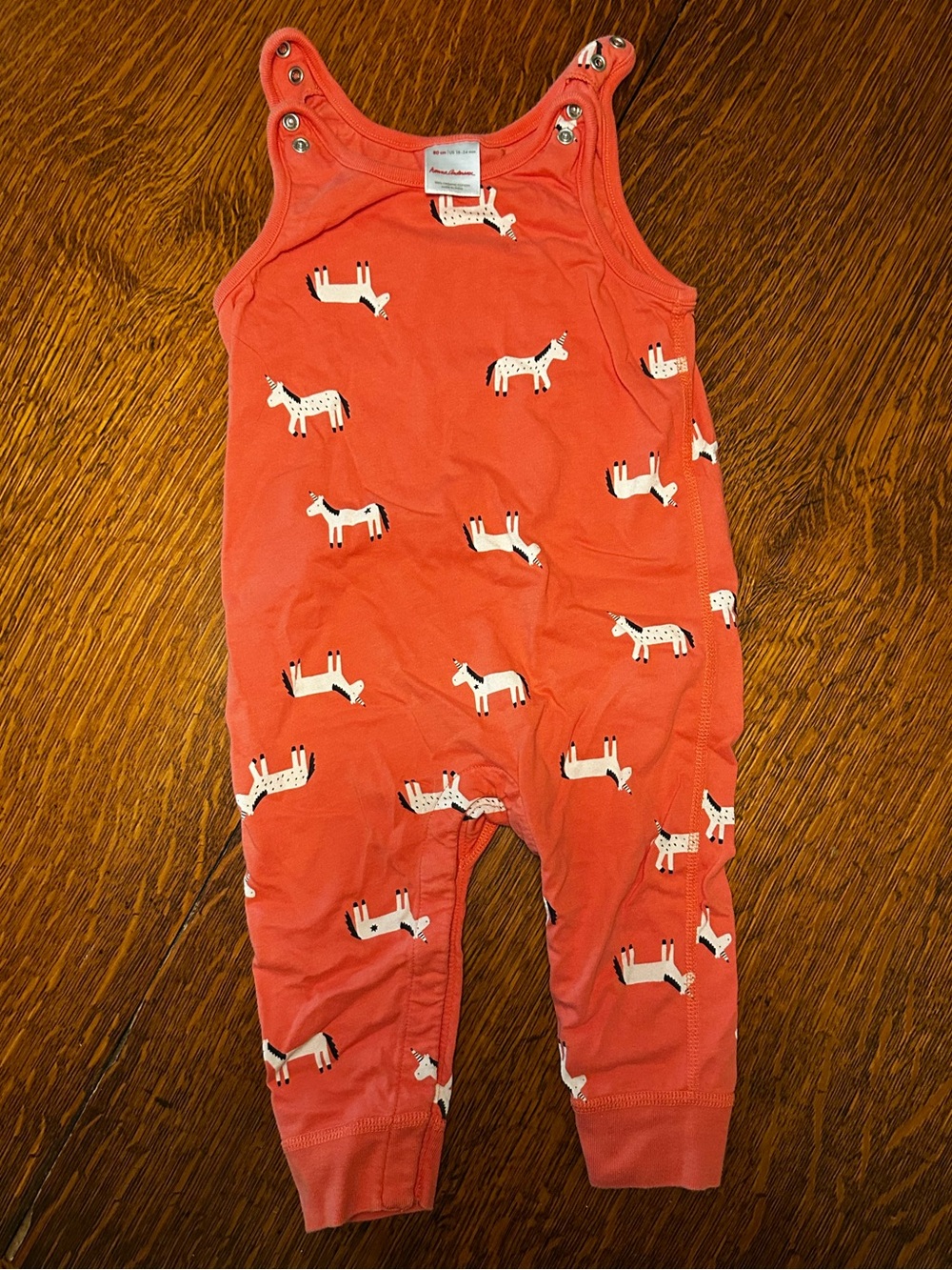 Hannah Andersson French terry overalls